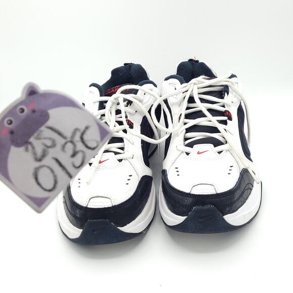 Nike Air Monarch IV Workout White Leather 415445-101 men\'s size 11